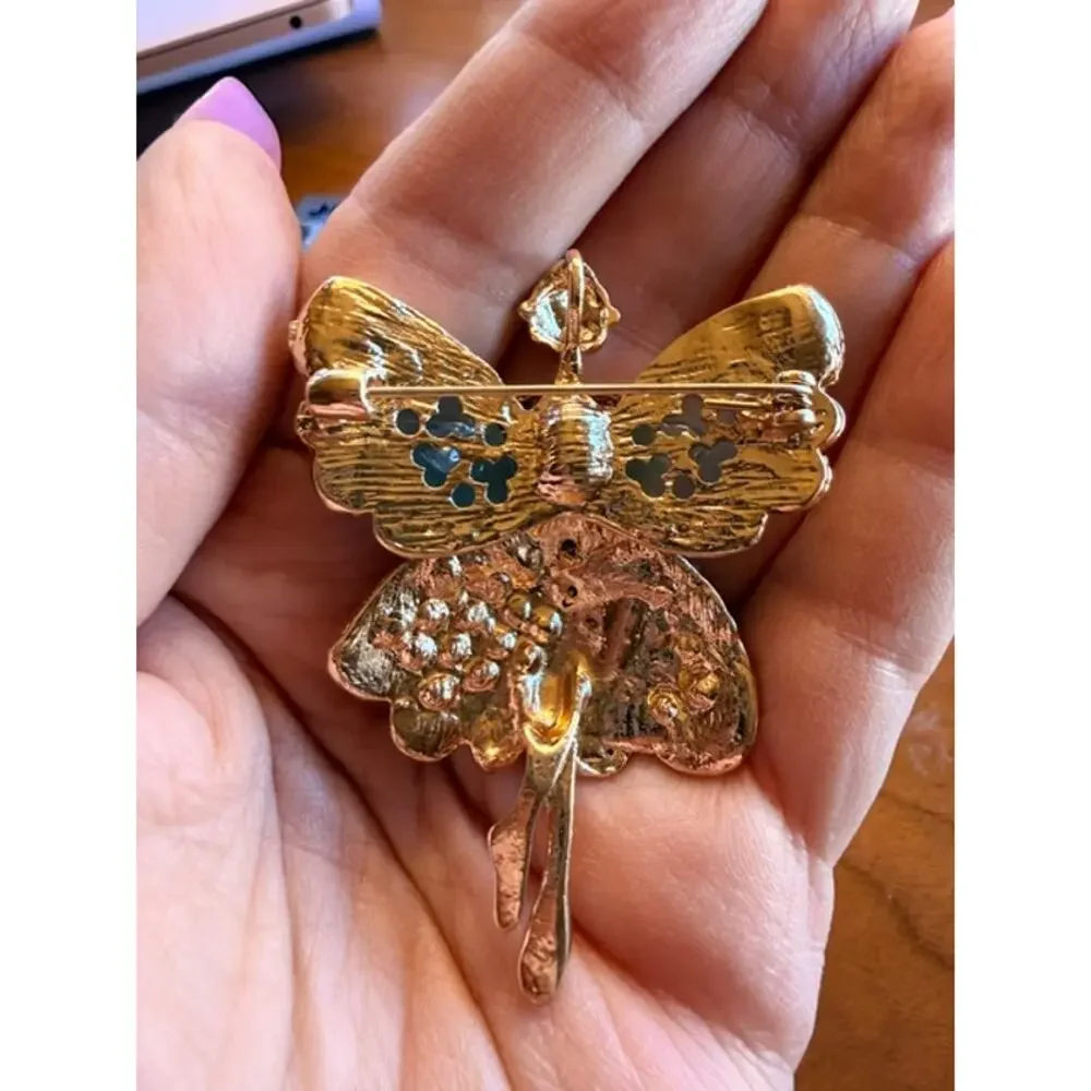 Moonbeam Ballerina Fairy Brooch / Necklace Charm